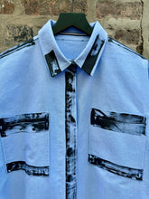 Load image into Gallery viewer, POPLIN ABSTRACT PAINTED SIDE
